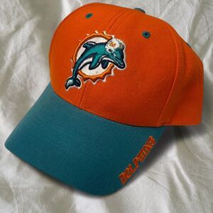 Vintage Y2K Miami Dolphins Sports NFL Baseball Wool Blend Cap Hat